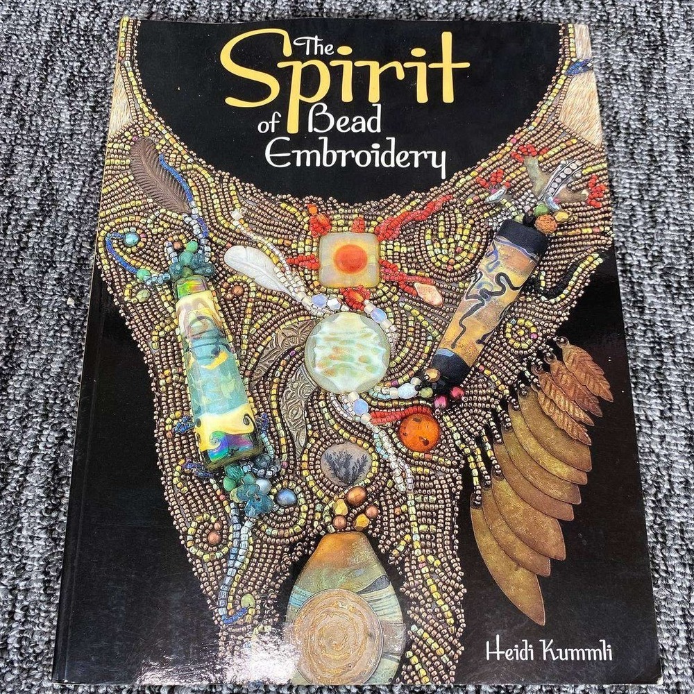 Kalmbach Books The Spirit of Bead Embroidery Heidi Kummli OS Black Multi Jewelry
